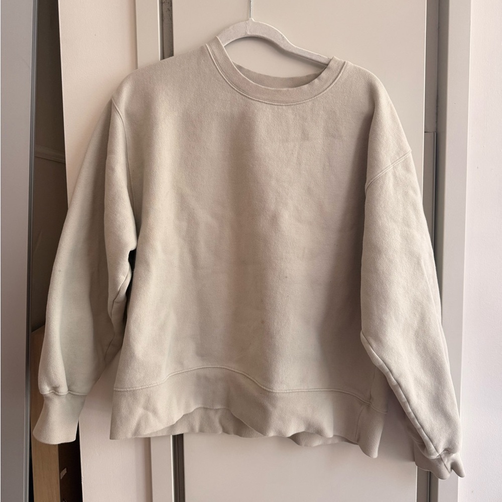 TNA Women's Cream Crew Neck Sweater